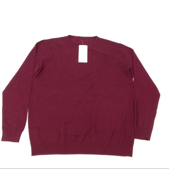 New Men's Red Sweater Vneck XXL Career Work Formal - Picture 1 of 3